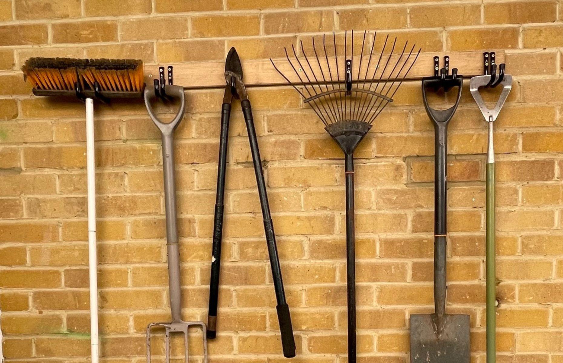 Turn old wood into a tool station